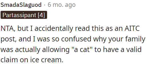 OP is not the bad guy in this situation.