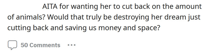 Now the OP is wondering if he's the a**hole here.