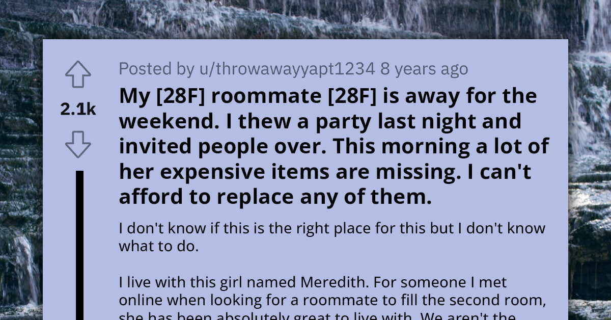 28-Year-Old Gets The Worst Hangover After Finding Out That Her Roommate's Expensive Designer Clothes And Bags Were Stolen