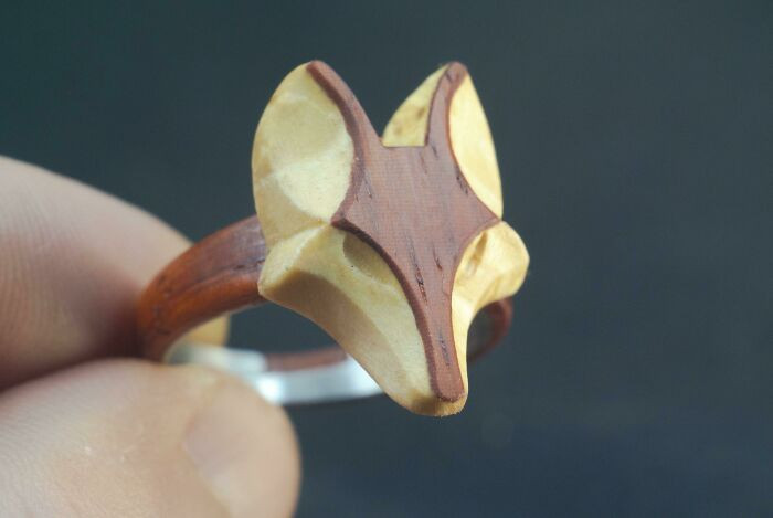 12. This Is My First Wooden Ring On Which I Have Worked Long Enough