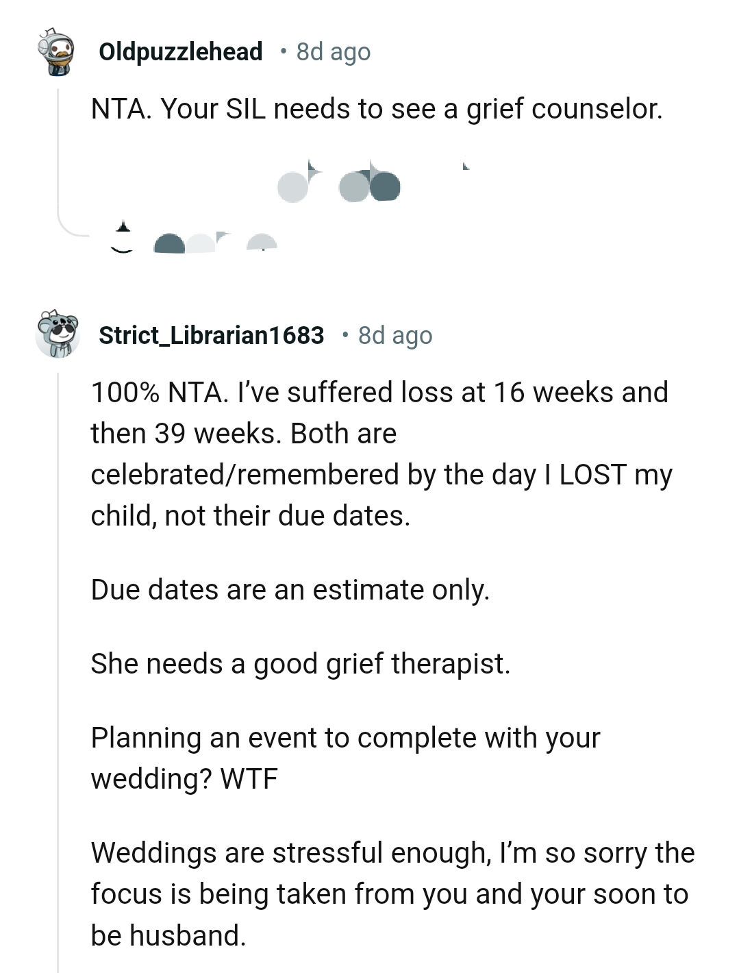 Due Dates Are Only an Estimate, and She Needs a Good Grief Therapist