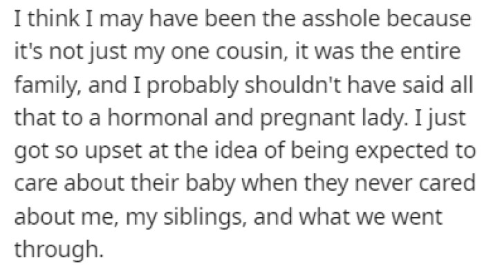 OP is now wondering if they did the wrong thing by lashing out like this