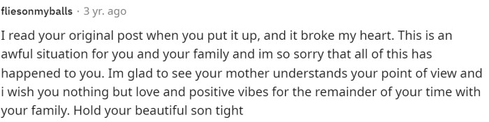 People loved his original post and are here for the update today. It's amazing to see that his memory is living on.