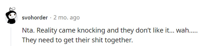 Time to face the consequences of their 'parenting'!