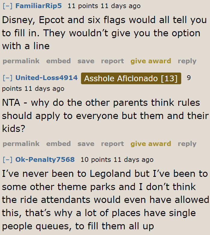 All theme parks would fill the cars anyway.