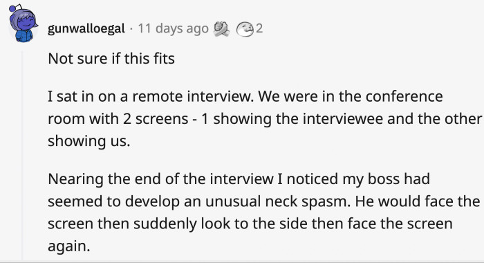 22. A boss with humor,