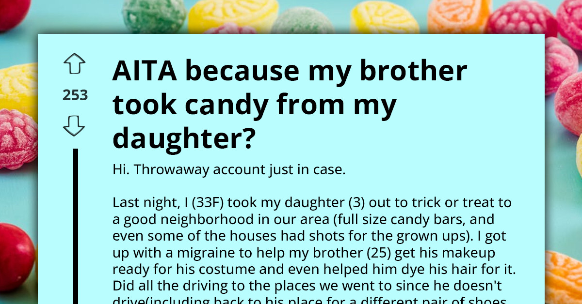 Uncle Digs Into 3-Year-Old’s Halloween Candy, Dismisses Mom’s Concerns About Asking First
