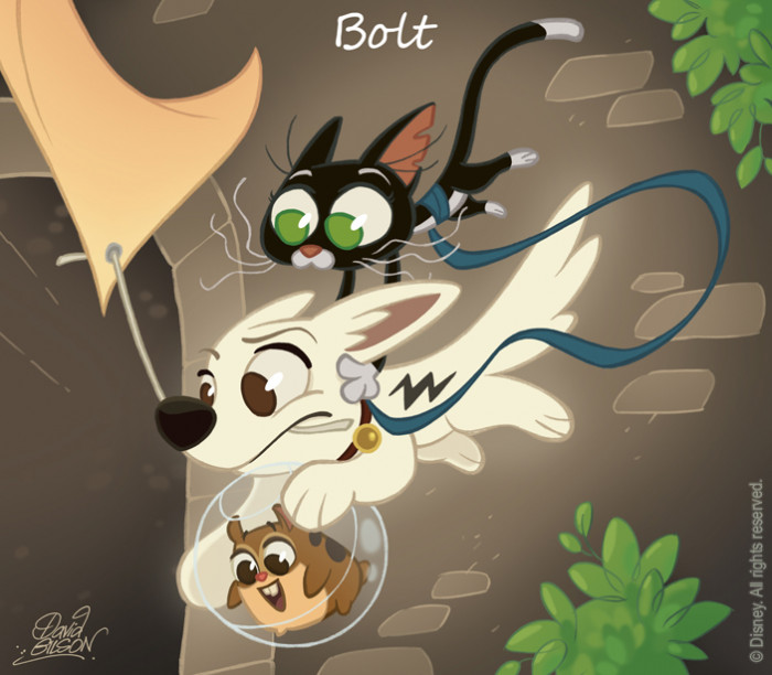 14. The Chibi Style Version of Bolt