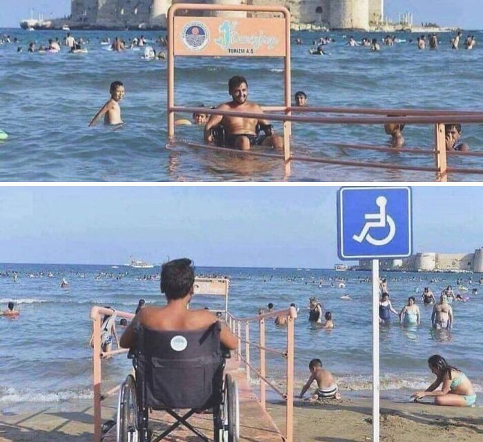 "This Beach In Turkey With Accessibility Features"