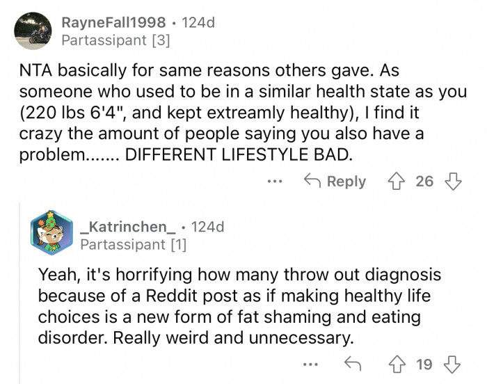 Having a different lifestyle is not a bad thing.