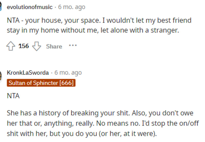 This is how most of us are feeling about this because clearly they have a rocky relationship and also he doesn't know the friend.