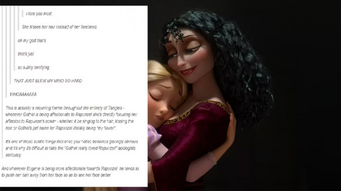 17. For those who still think Mother Gothel is supposed to be forgiven and believe she really cared for Rapunzel