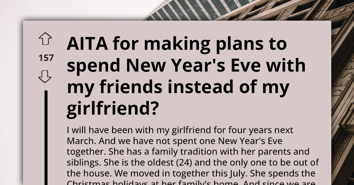 Relationship Hits The Rocks As Man Chooses New Year’s Celebration With Friend Over Girlfriend, Since She Won’t Change Family Tradition For Him
