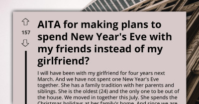 Relationship Hits The Rocks As Man Chooses New Year’s Celebration With Friend Over Girlfriend, Since She Won’t Change Family Tradition For Him
