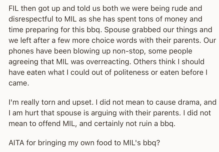 FIL stood up to defend his wife (MIL). After a bit of back and forth, OP and their partner decided to leave. This decision has slipped the family apart