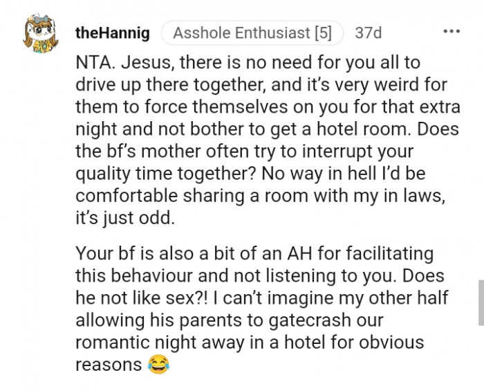 There is no need for everyone to drive up there together