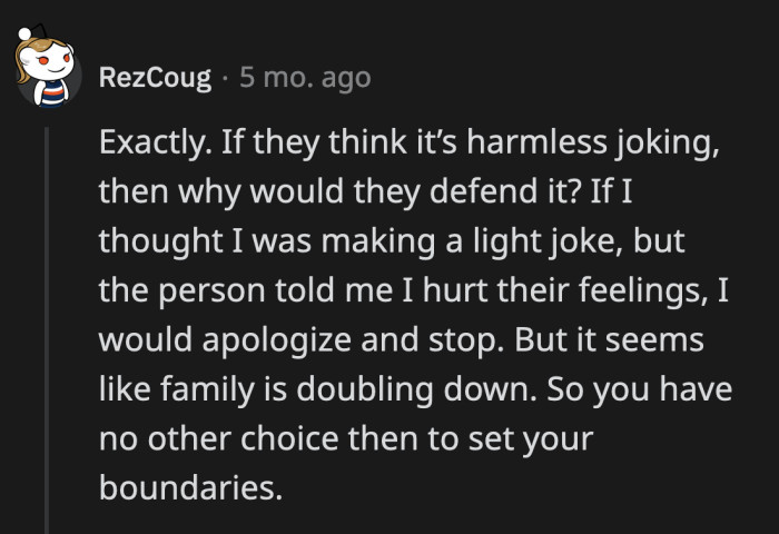 If They Didn't Mean to Hurt Anyone's Feelings, Why Not Stop Making the Joke?