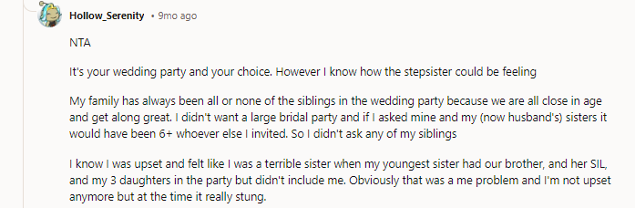 It isn't OP's stepmom; he only refers to her as his dad's wife. That detail itself speaks volumes about the relationship.