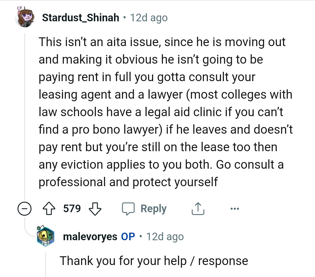 And the Comments from Other Redditors Roll In...