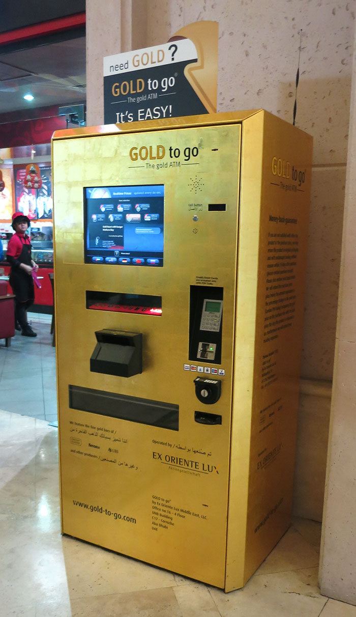 44. Gold ATM Machine