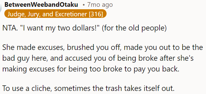 Sometimes, people like that sort themselves out.