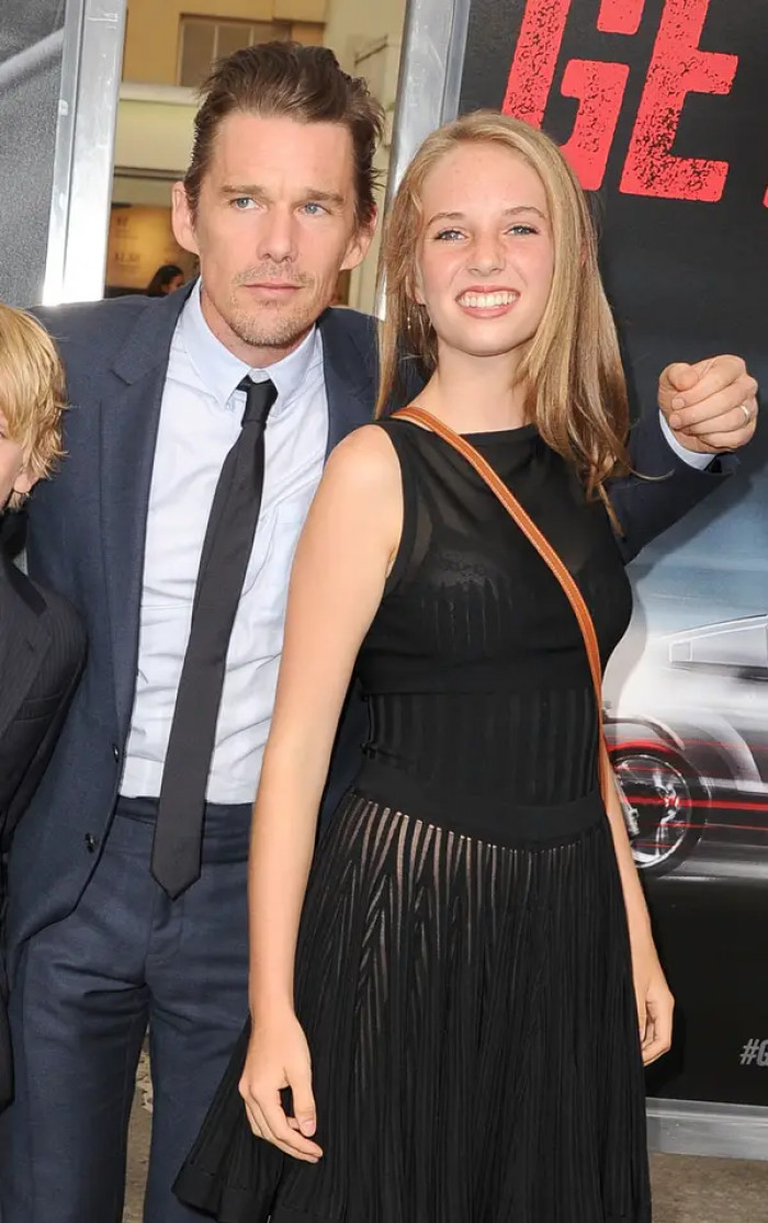 22. Ethan Hawke and Uma Thurman's daughter, Maya Hawke, back then: