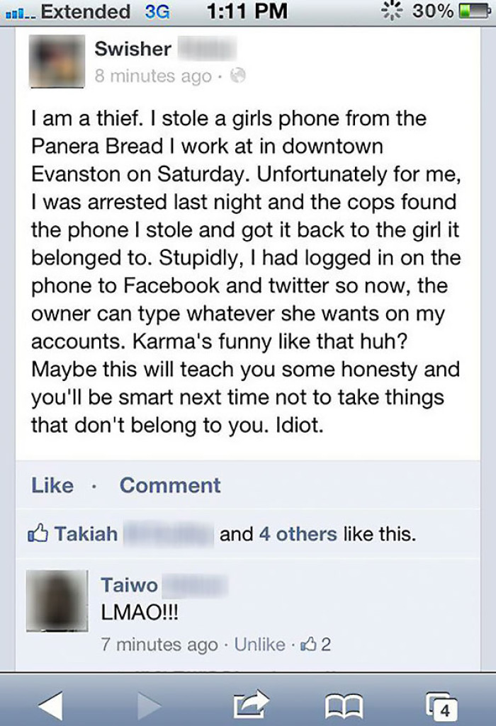 38. Karma works in hilarious ways.