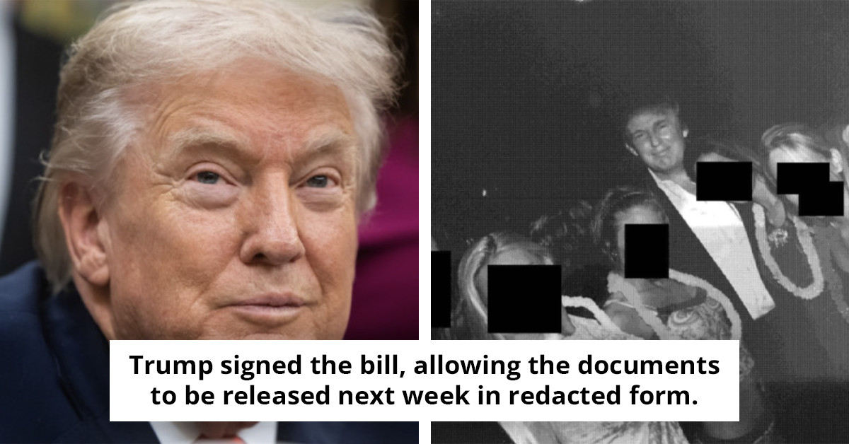 Donald Trump Speaks Out on Latest Epstein Photo in Brief 5-Word Response