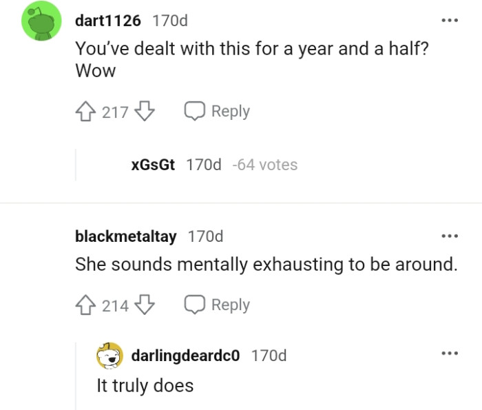 The OP has dealt with it for over a year