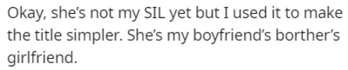 OP Starts the Story with a Little Confession