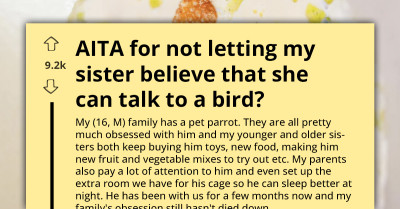 A Disney Loving Kid Bonds With A Parrot And Her Brother Ruins The Moment