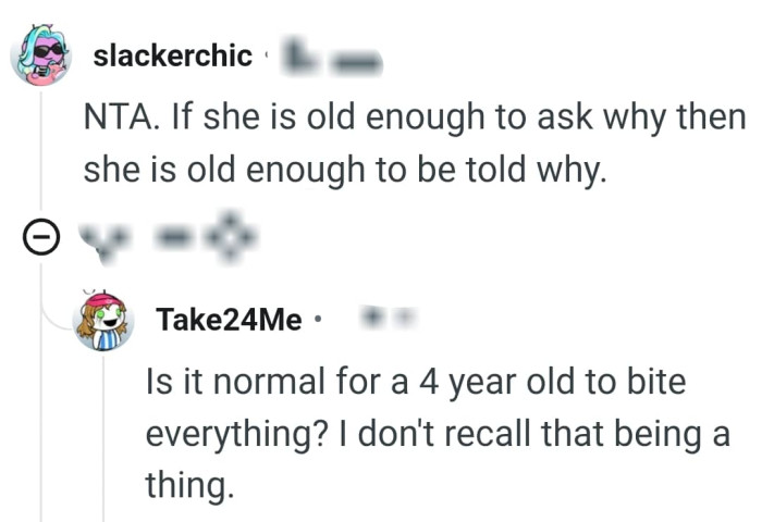 This Redditor doesn't recall that being a thing