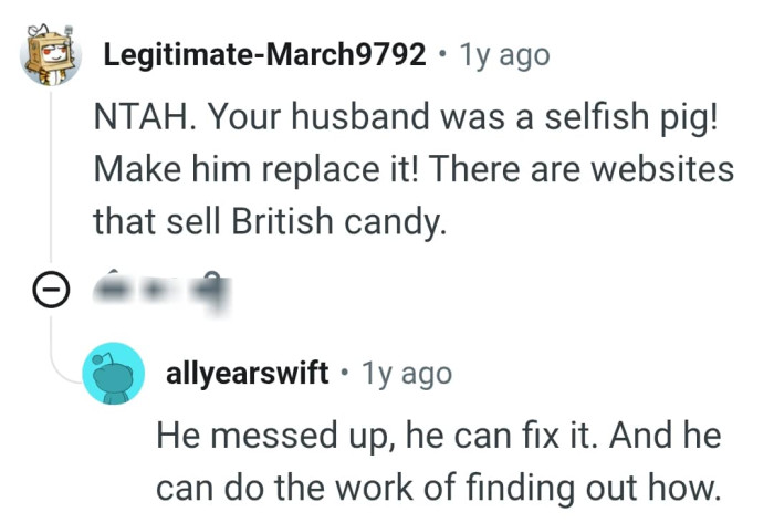 There are websites that sell British candy