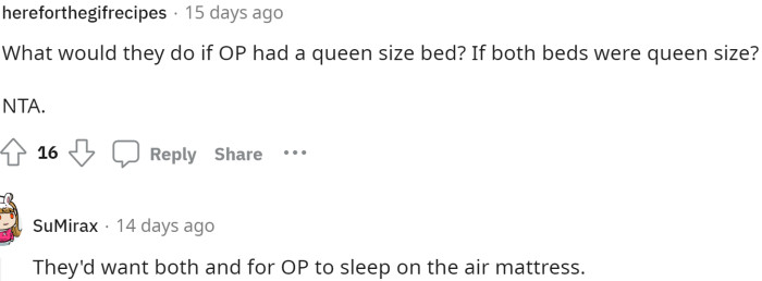 Some people had to throw in a little bit of humor here to lighten the situation, even though it's going to be tough for OP's family members.