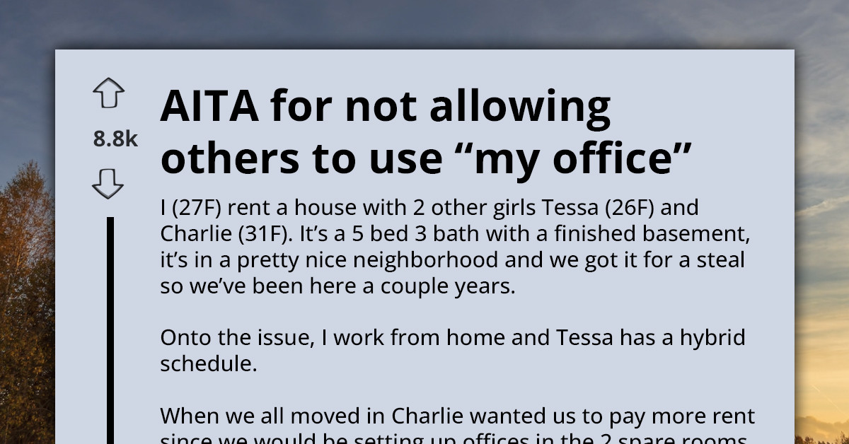 Home Office Wars - Lady Shares Why Her Roommate Thinks Her Workspace Is Fair Game