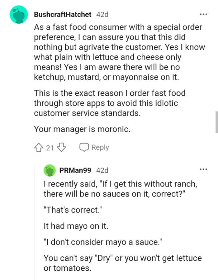 Ordering fast food through store apps