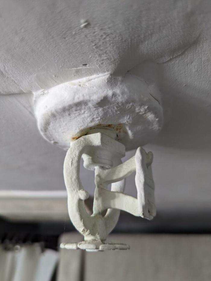 12. Apparently, a friend’s landlord fixed their fire sprinkler