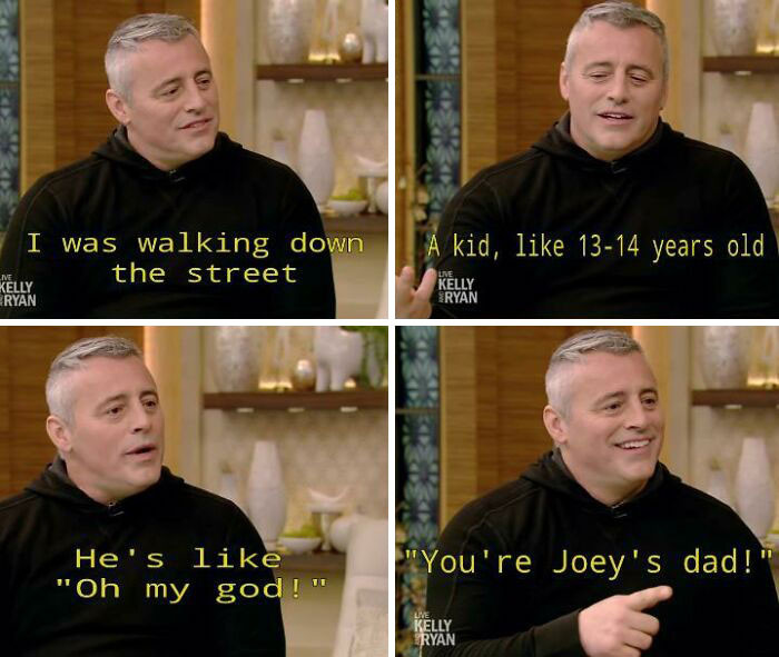 10. Matt LeBlanc (Joey From Friends) On Meeting Younger Fans