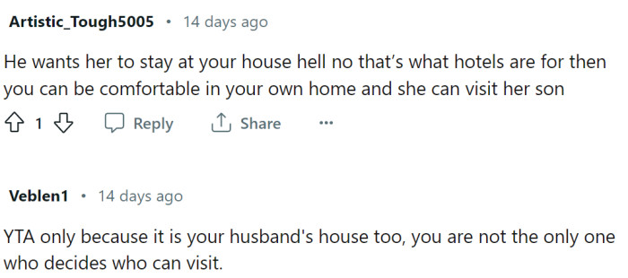 The husband also has a say in this.