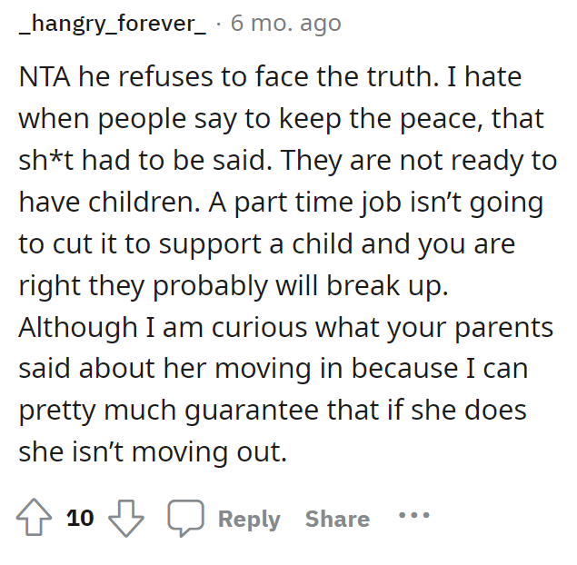 This is the second person that said this, and we have to agree.