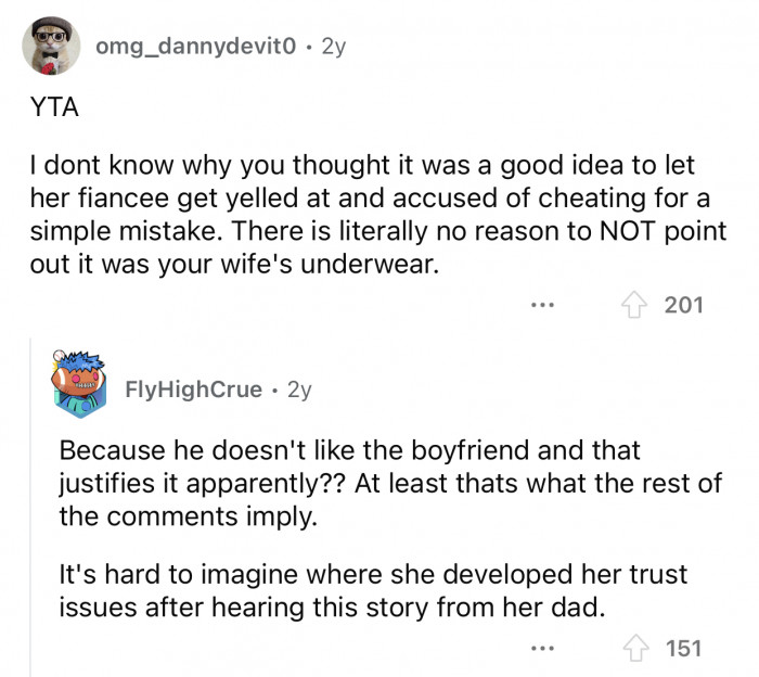 Disliking the boyfriend doesn't justify OP's behavior.