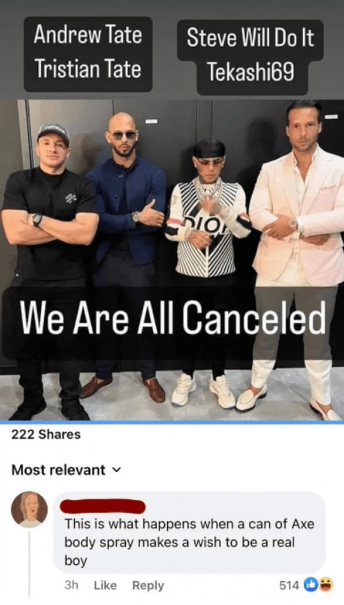 29. A can of axe body spray