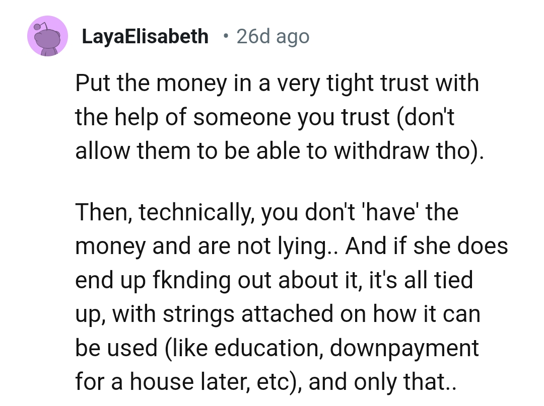 The OP Doesn't Have the Money