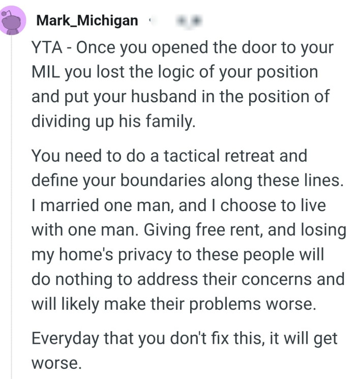 The logic of the OP's position