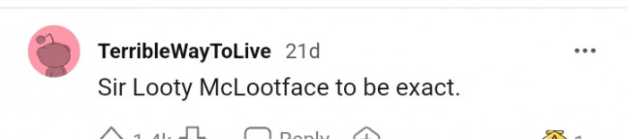 Sir Looty McLootFace