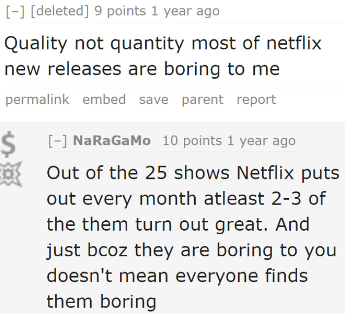 Even though Netflix practices 