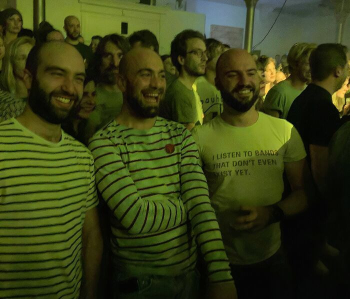 "Last Night A Friend Of Mine Ran Into Two Doppelgangers Of His At A Concert"