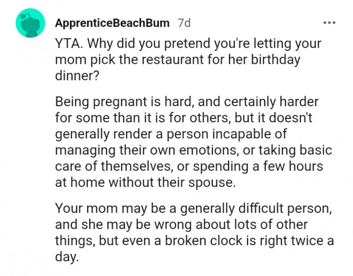 Being pregnant is already hard enough
