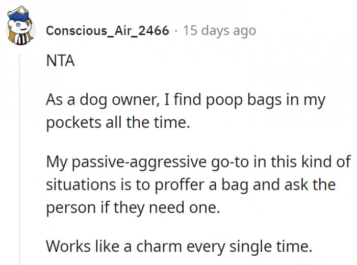 9. This person's passive-aggressive trick is genius for guilt-tripping entitled people like that woman