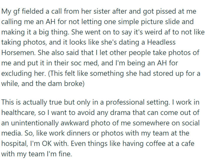 They went to a party, and someone took a photo of them and shared it